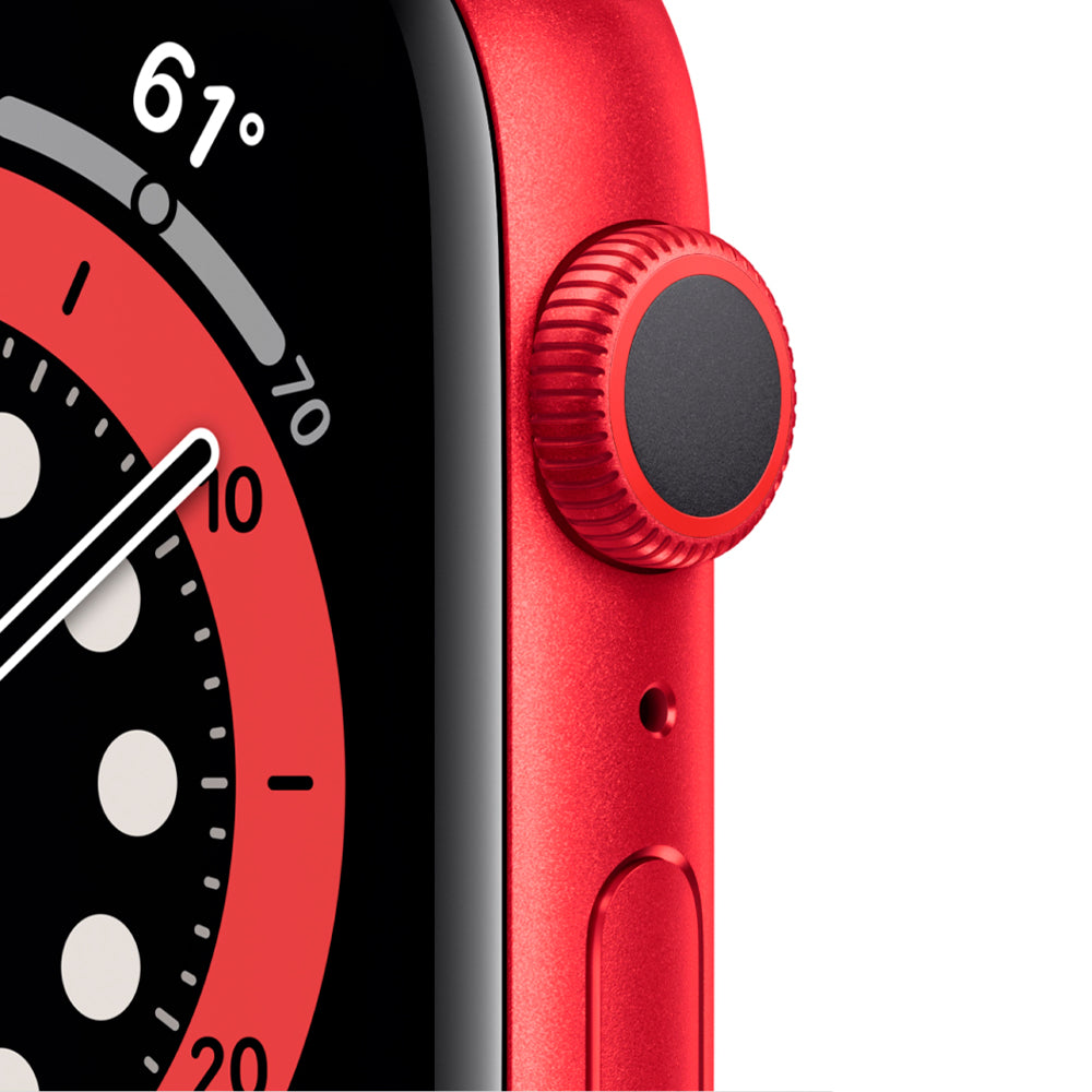 Apple Watch Series 6 44mm Red aluminium Red Sport Band