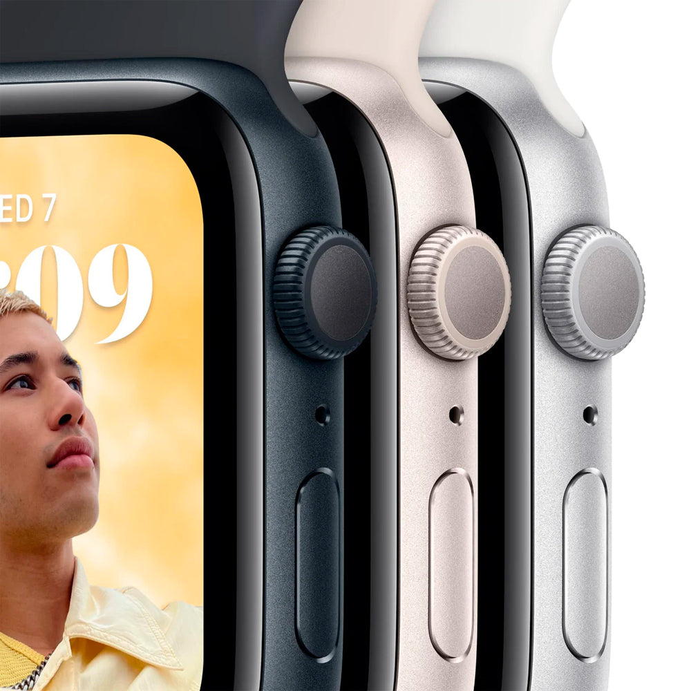 Apple Watch SE (2nd Gen) 44mm Starlight aluminium Sport Band