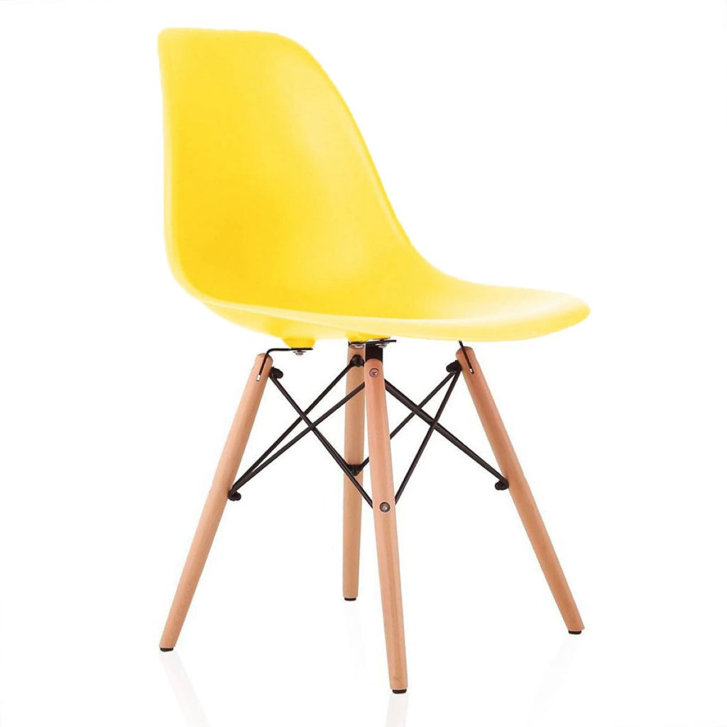 Silla Eames Básica Amarilla