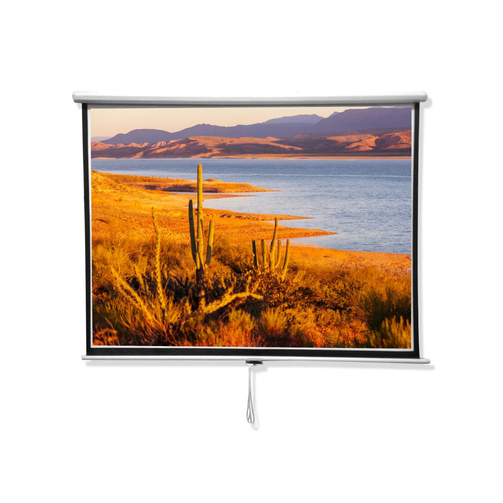 Pantalla de proyector de 84" blanco mate