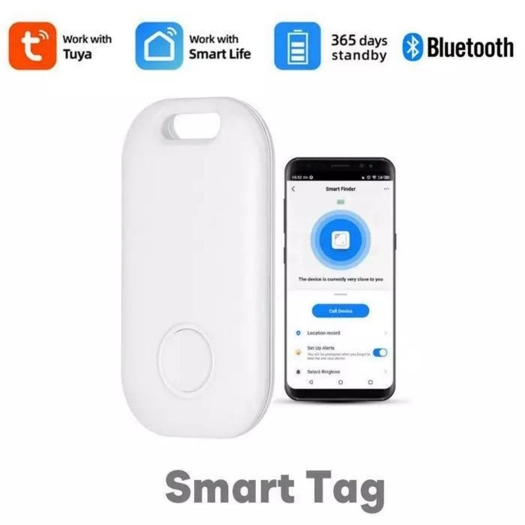Rastreador Bluetooth MOES Tuya Smart BSS-AL01-WH-C-EN – Blanco