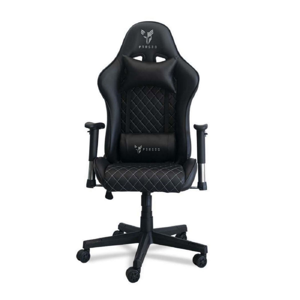 Silla Perseo Pegasus Negro/Plateado
