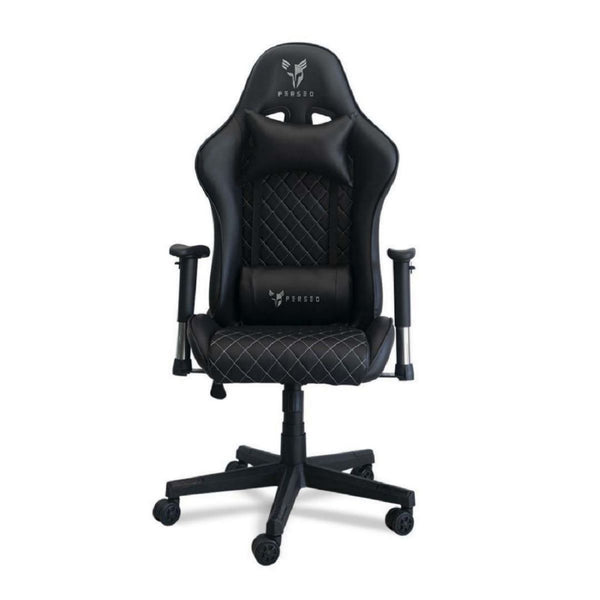 Silla Perseo Pegasus Negro/Plateado