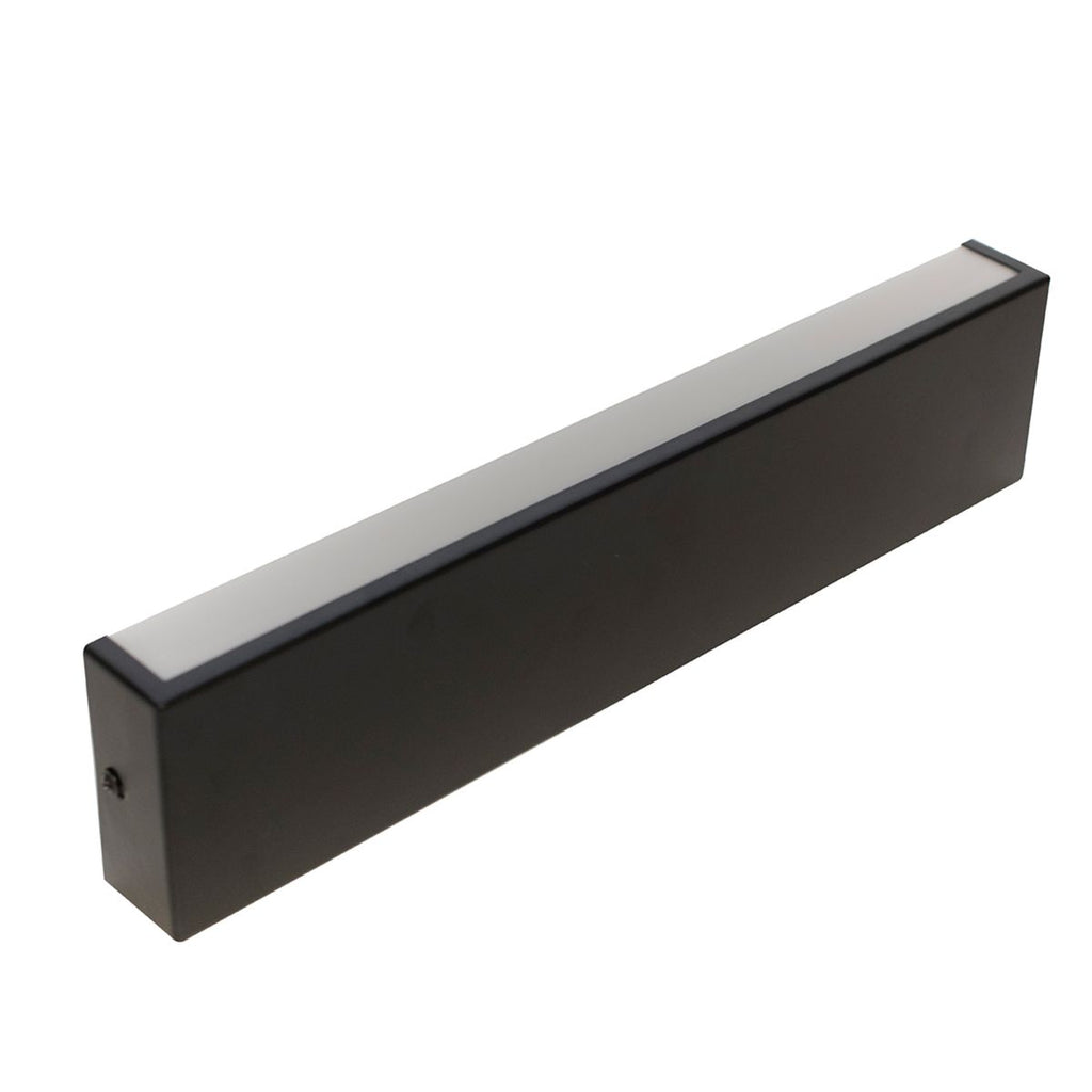 Aplique de pared LED bidireccional negro