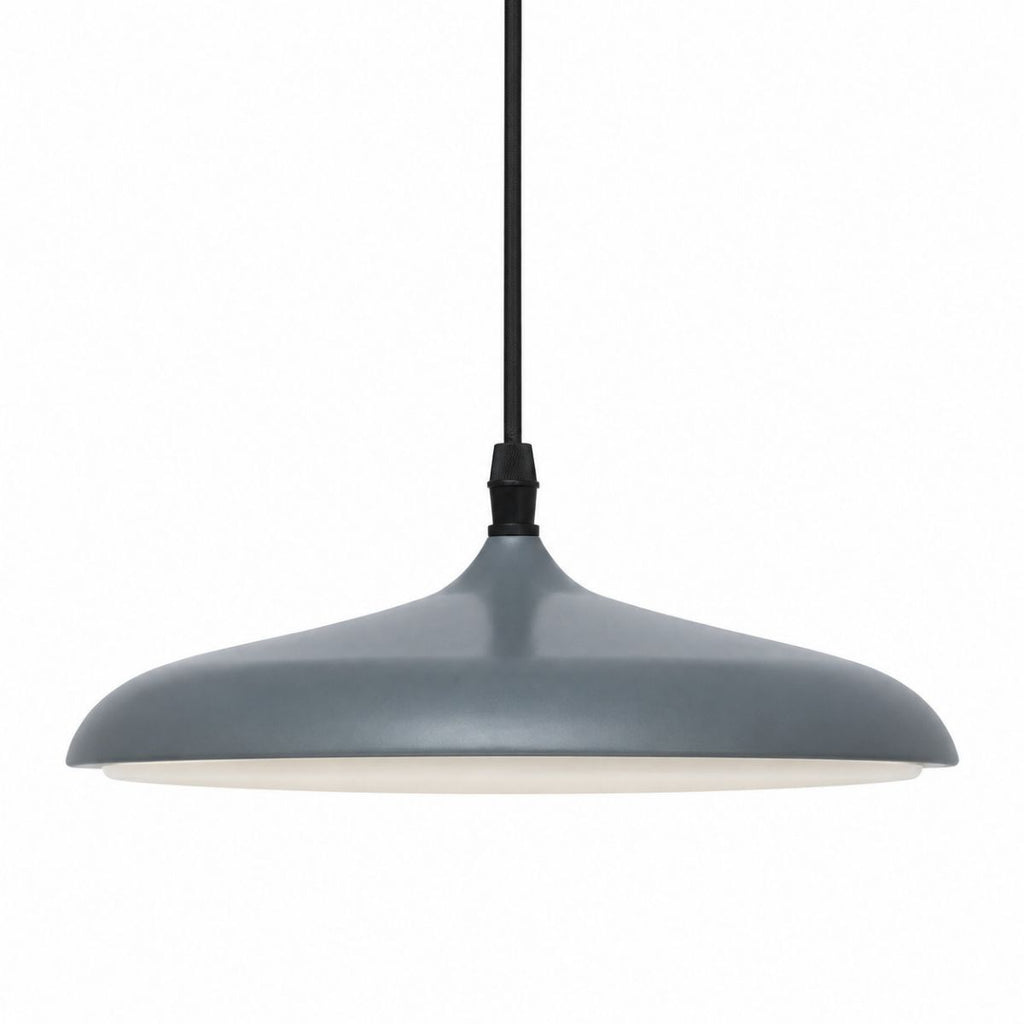 Luminaria Colgante LED Curvy Gris Acero