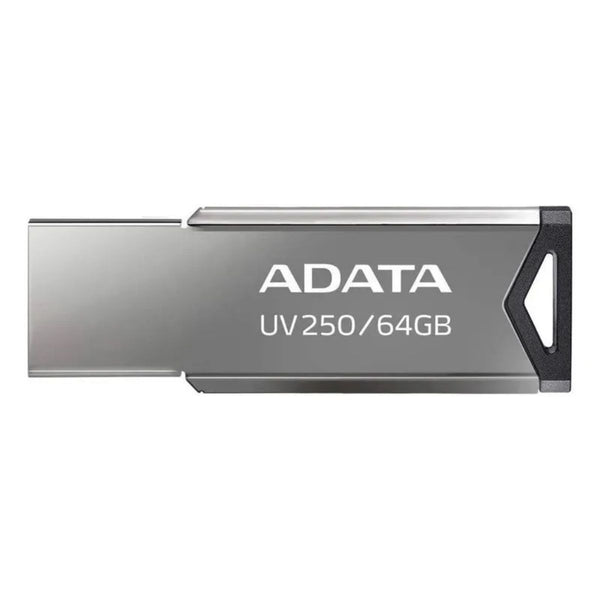 Pendrive ADATA AUV250 64GB – Metálico, USB-A, Negro