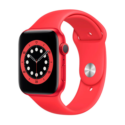 Apple Watch Series 6 44mm Red aluminium Red Sport Band