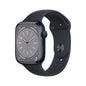 Apple Watch Series 8 45mm Midnight aluminium Sport Band