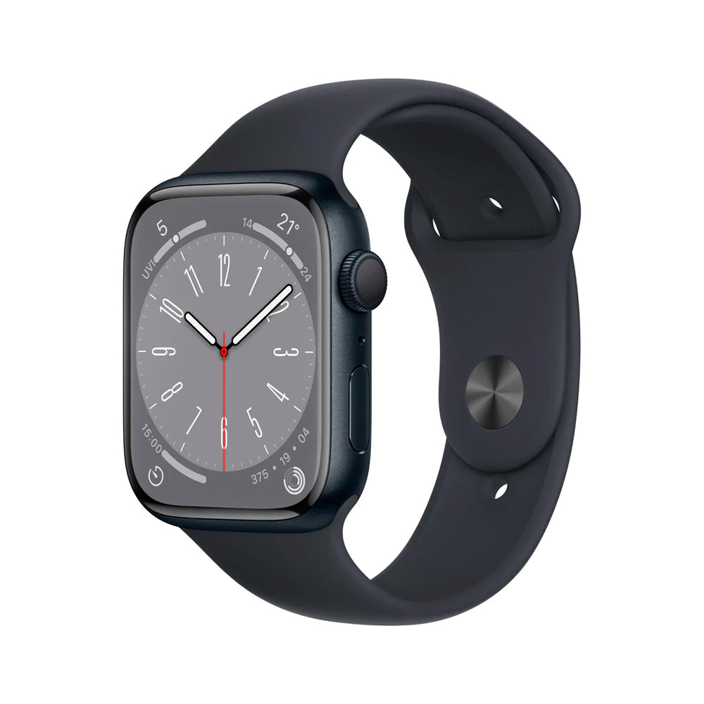 Apple Watch Series 8 45 mm medianoche aluminio correa deportiva