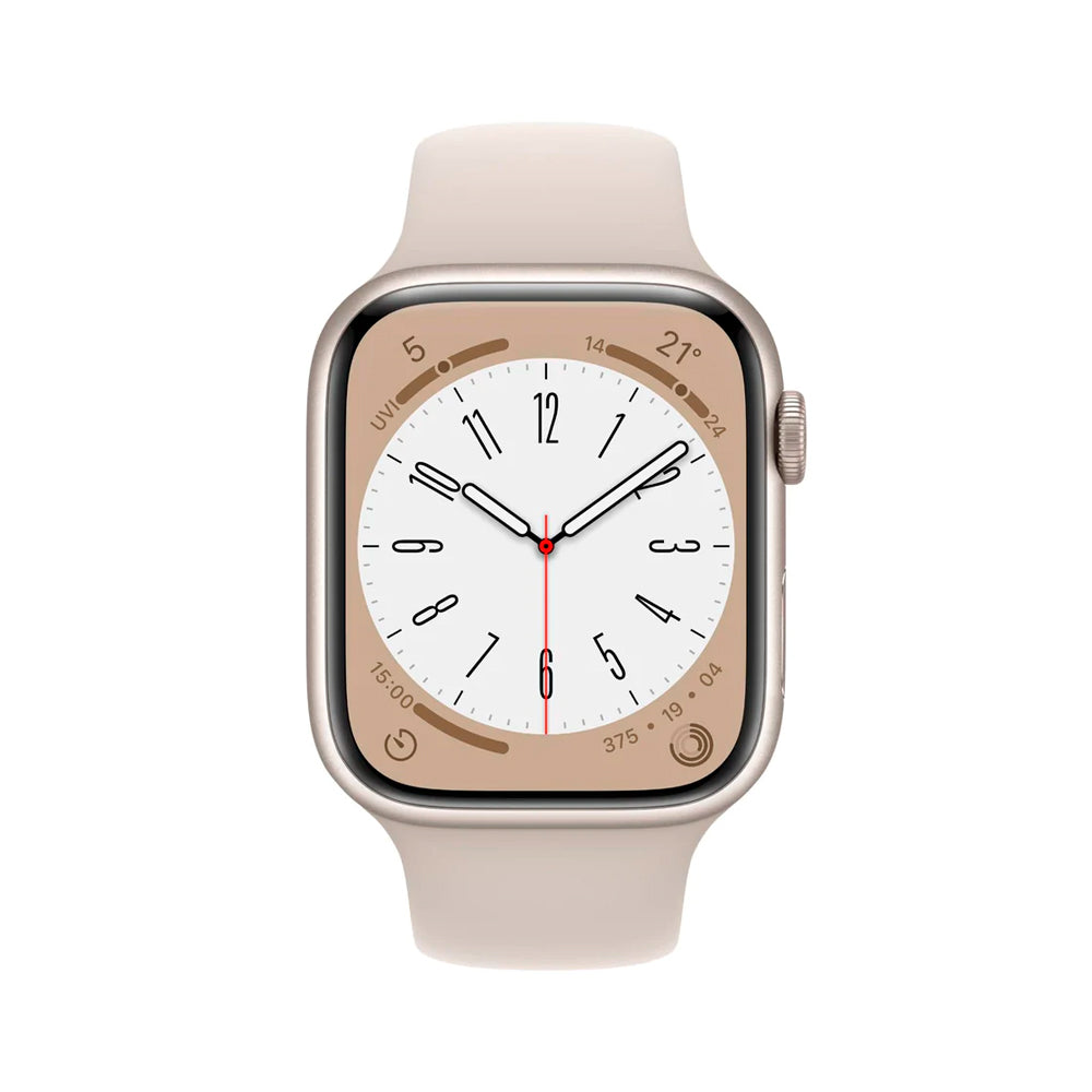 Apple Watch Series 8 45mm Aluminio color blanco estrella Correa deportiva