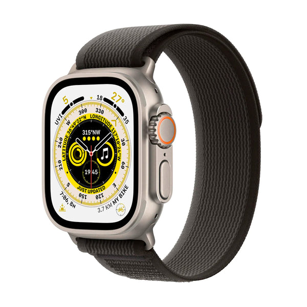 Apple Watch Ultra + LTE 49 mm titanio con correa negra/gris