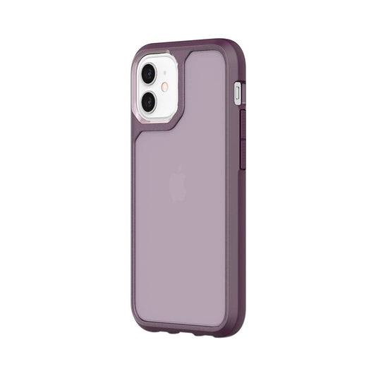 FUNDA GRIFFIN IPHONE 12 MINI CLEAR/PURPLE