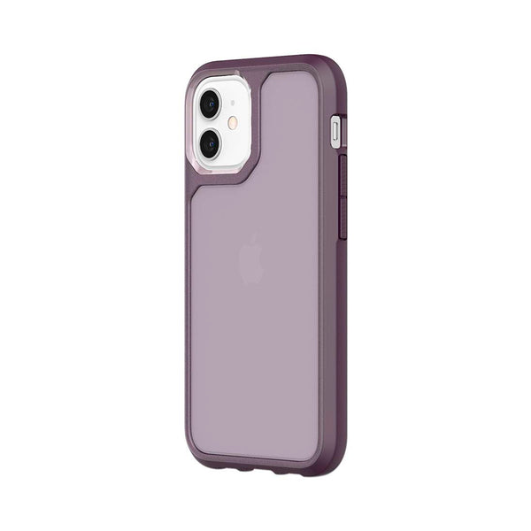 FUNDA GRIFFIN IPHONE 12 MINI TRANSPARENTE/MORADO