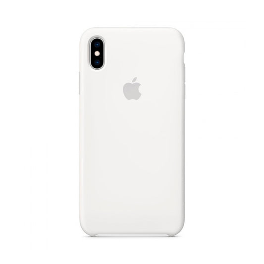 APPLE FUNDA DE SILICONA IPHONE XS MAX BLANCA