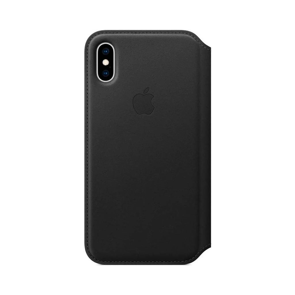 APPLE FUNDA DE CUERO FOLIO IPHONE XS MAX NEGRO