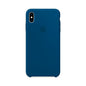 FUNDA APPLE DE SILICONA PARA IPHONE XS MAX AZUL