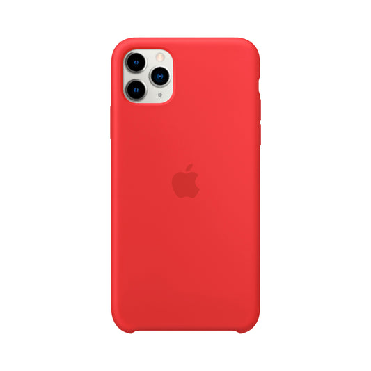 APPLE FUNDA DE SILICONA IPHONE 11 PRO MAX RED