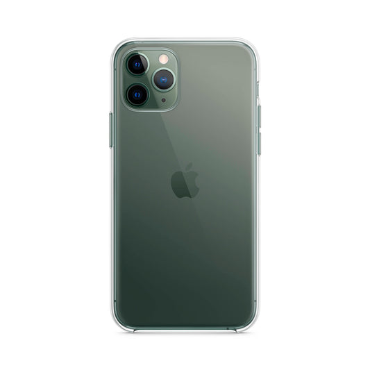 APPLE FUNDA SILICONA IPHONE 11 PRO MAX TRANSPARENTE