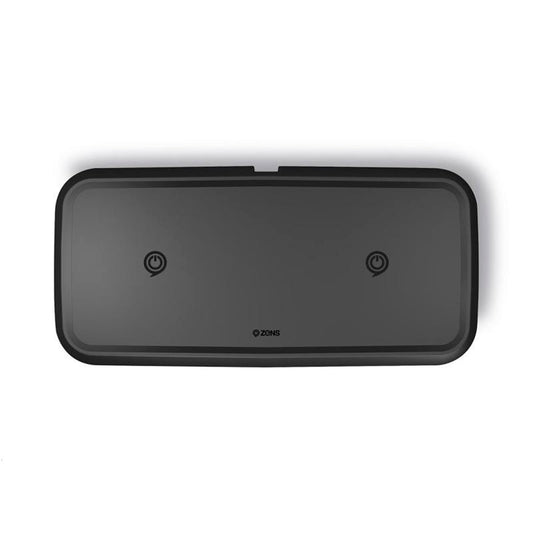 Zens Cargador Inalámbrico Dual Fast 10W - Negro